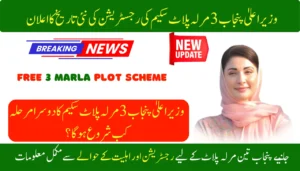 CM Punjab 3 Marla Plot Scheme 2025
